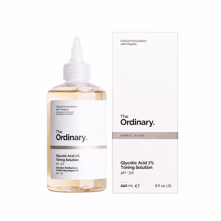 تونر اوردینری مدل Glycolic Acid 7% Toning Solution لایه‌بردار و روشن‌کننده حجم 240ml