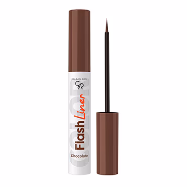 خط چشم رنگی گلدن رز مدل فلش لاینر (Flash Liner) رنگ شکلاتی – Golden Rose Flash Liner Colored Eyeliner Chocolate