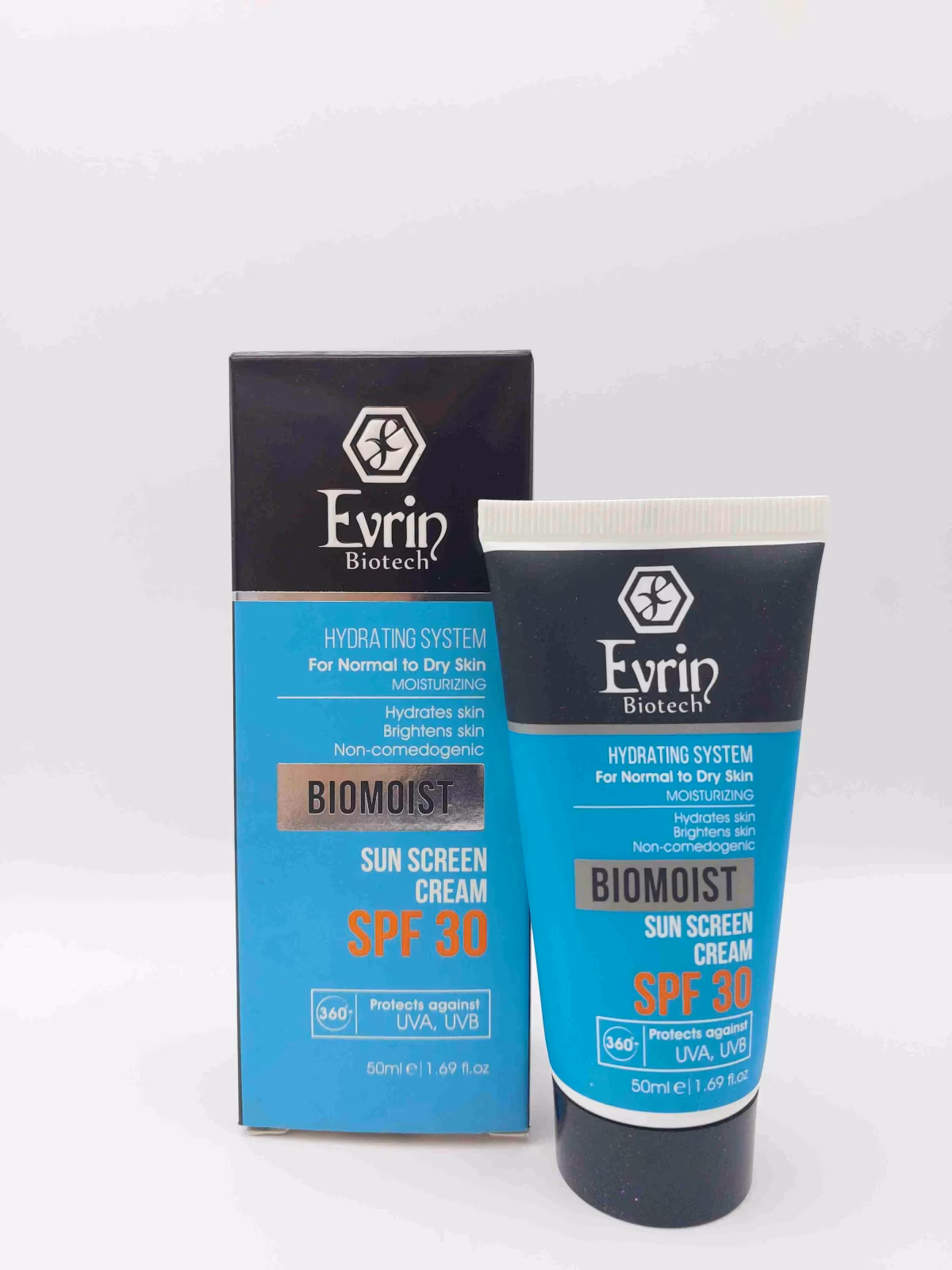 کرم ضد آفتاب بیومویست SPF 30 پوست نرمال تا خشک اورین ( Evrin )