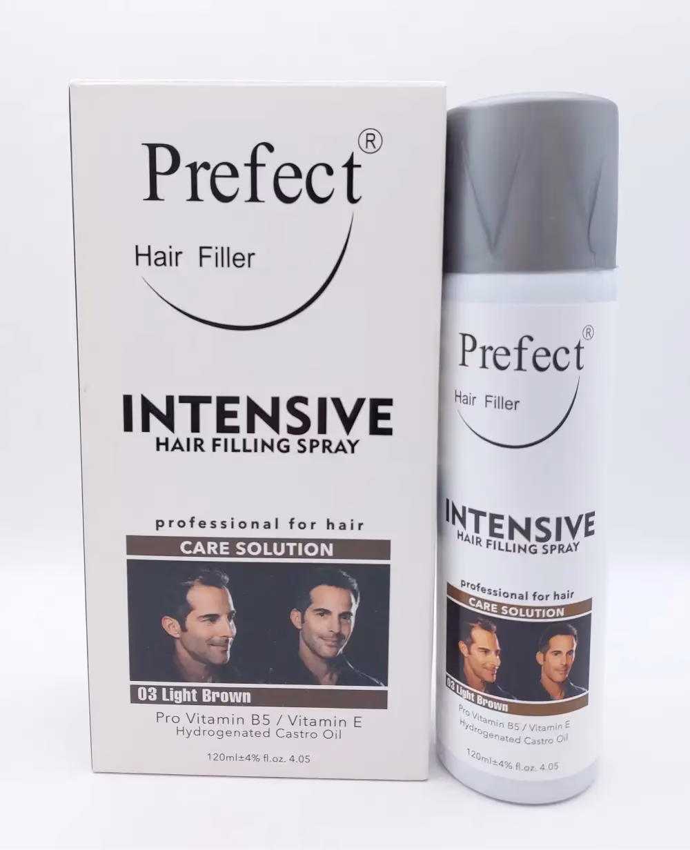 اسپری تاپیک پرفکت رنگ قهوه ای روشن ( PREFECT ) شماره 03