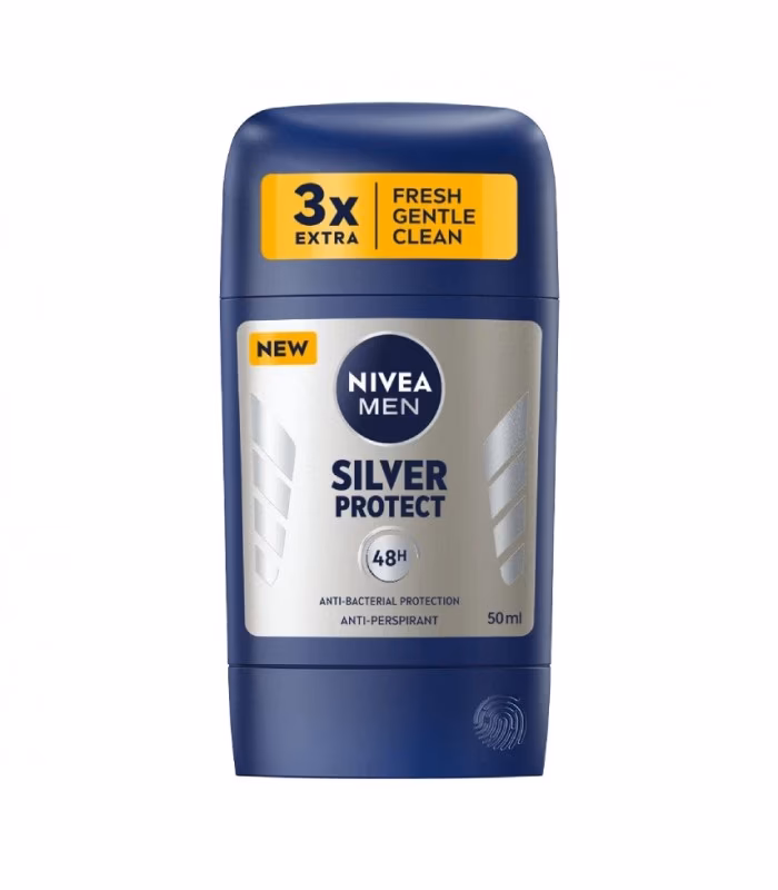 استیک بدن مردانه نیوآ Nivea Silver Protect | ضد تعریق با قدرت نقره‌ای