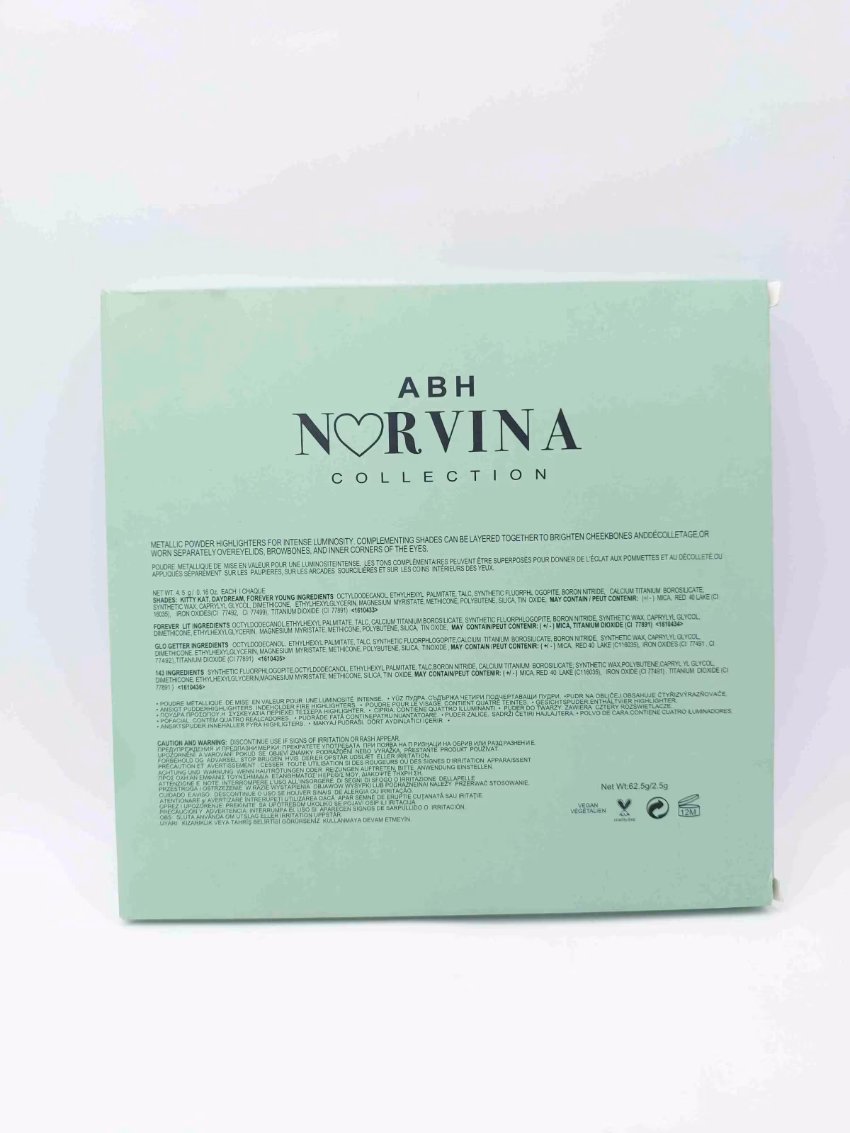 پالت سایه چشم نوروینا (Norvina) برند Anastasia Beverly Hills (ABH) — تصویر ۳