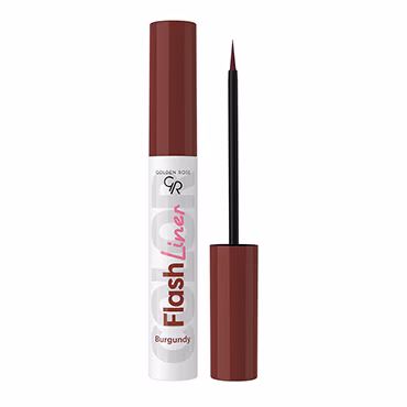 خط چشم رنگی گلدن رز مدل فلش لاینر (Flash Liner) رنگ شرابی (Burgundy) – Golden Rose Flash Liner Colored Eyeliner Burgundy