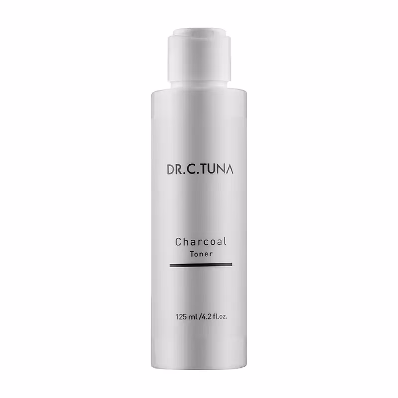 تونر ضد جوش و پاک‌کننده صورت دکتر جی تونا Charcoal مناسب پوست چرب 125ml
