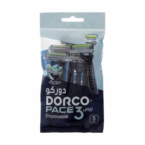 خودتراش 3 لبه دورکو مدل Pace 3 Disposable (بسته 5 عددی)؛ اصلاح سریع، اقتصادی و قابل اعتماد