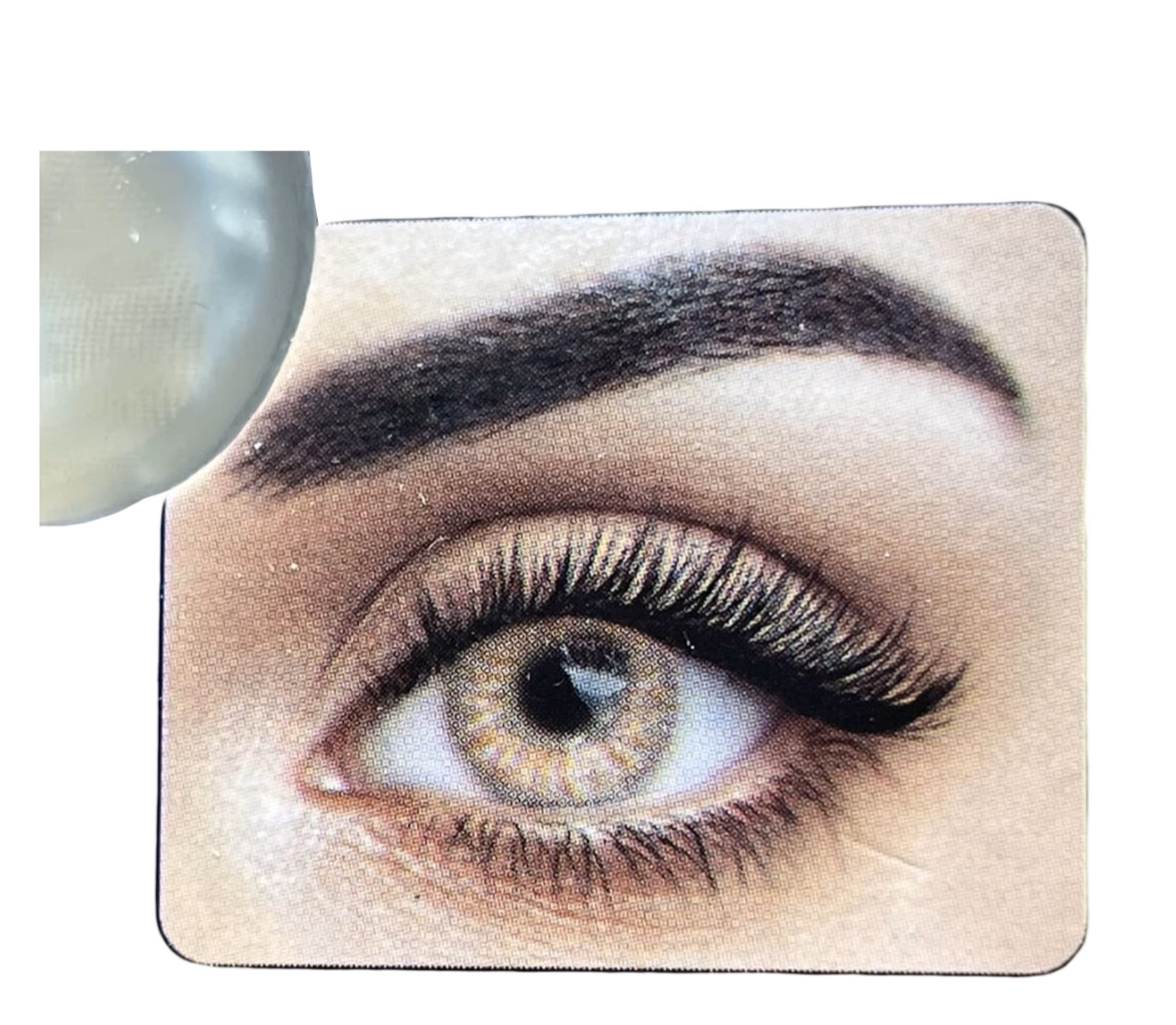 لنز لاکی لوک مدل Amber Hazel | لنز رنگی عسلی طبیعی