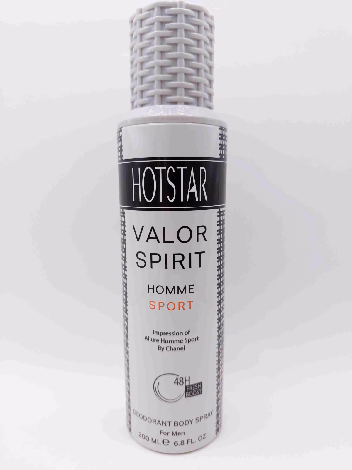 اسپری بدن مردانه هات استار Hotstar Valor Spirit Homme Sport رایحه عطر معروف Allure Homme Sport