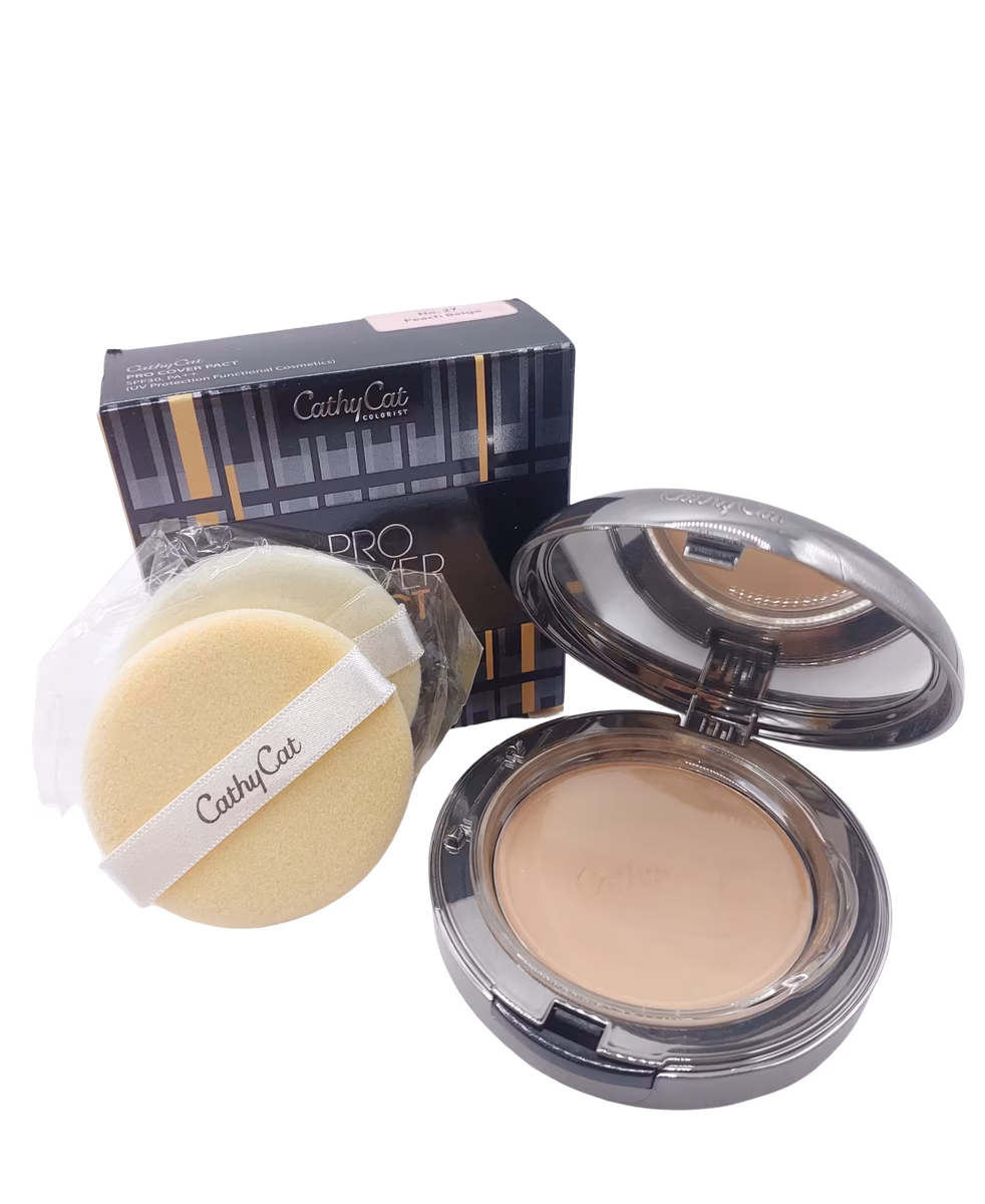 پنکیک فشرده دبل کتی کت 27 "Pro Cover Pact" از برند "Cathy Cat"