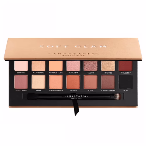 پالت سایه 14 رنگ آناستازیا مدل Soft Glam شماره 02