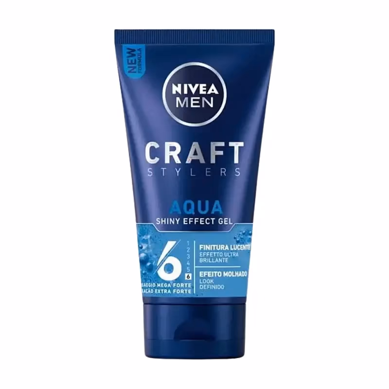 ژل حالت دهنده مو نیوآ Aqua Shiny Effect شماره 6 حجم 150ml