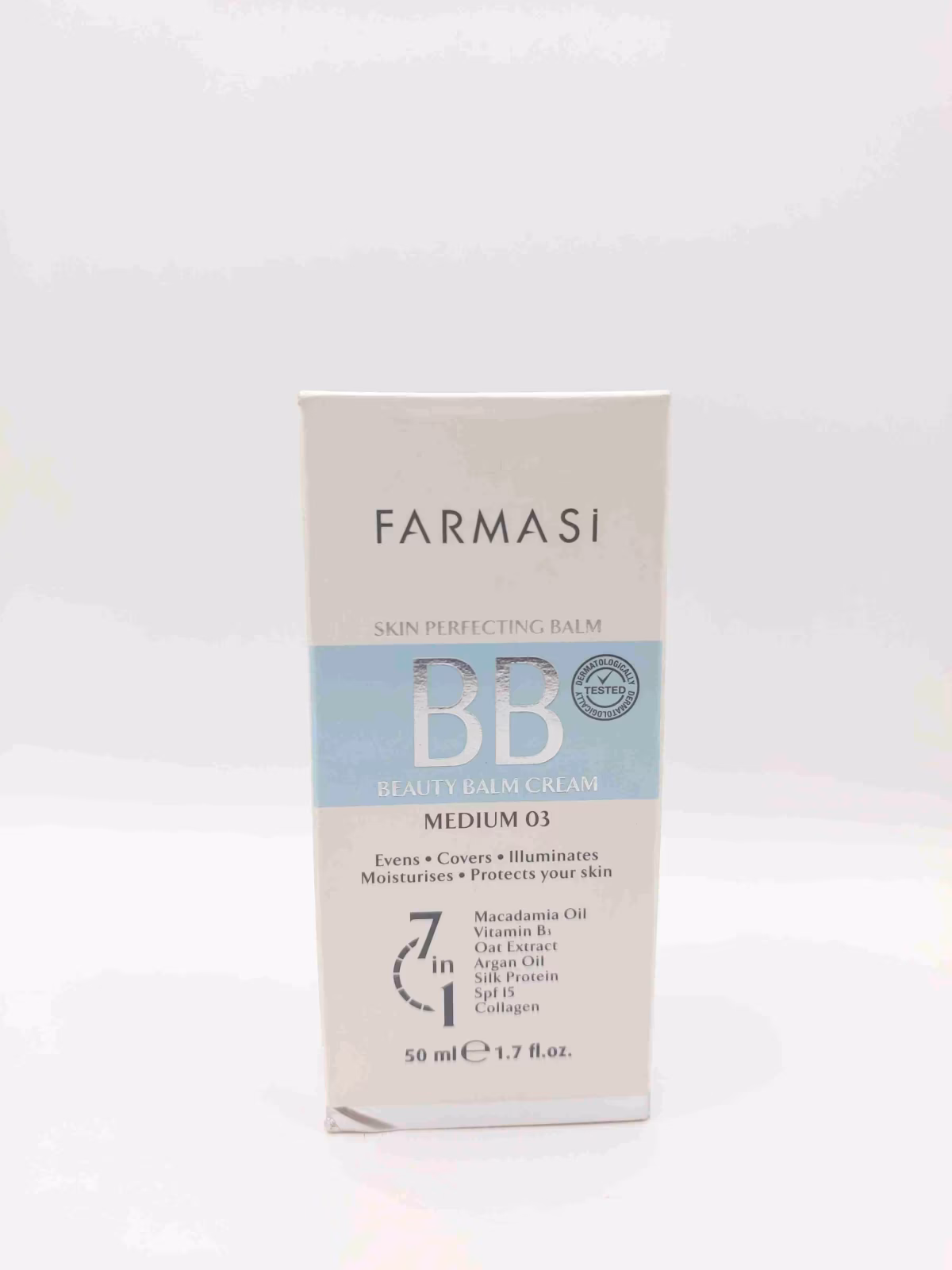 کرم بی‌بی شماره 03 فارماسی (Farmasi Skin Perfecting Balm BB Cream) — تصویر ۳