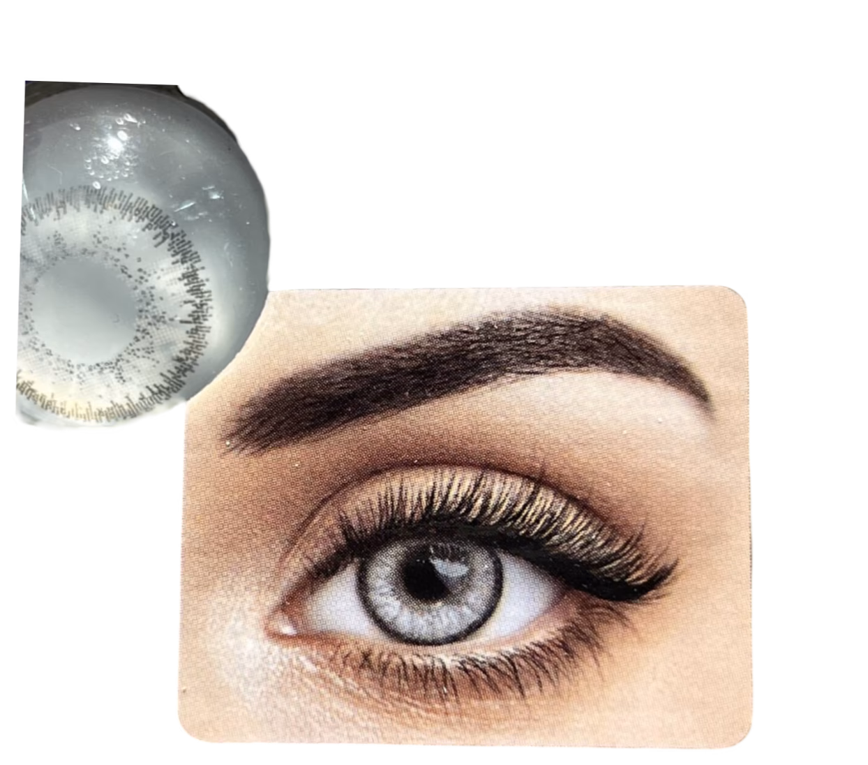 لنز لاکی لوک مدل Platin Gray 2 | لنز رنگی خاکستری پلاتینی