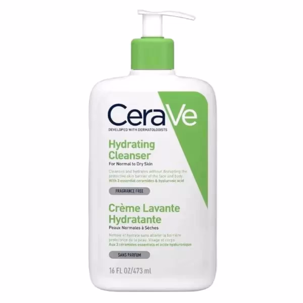 شوینده آبرسان سراوی CeraVe پوست نرمال تا خشک | CeraVe Hydrating Cleanser