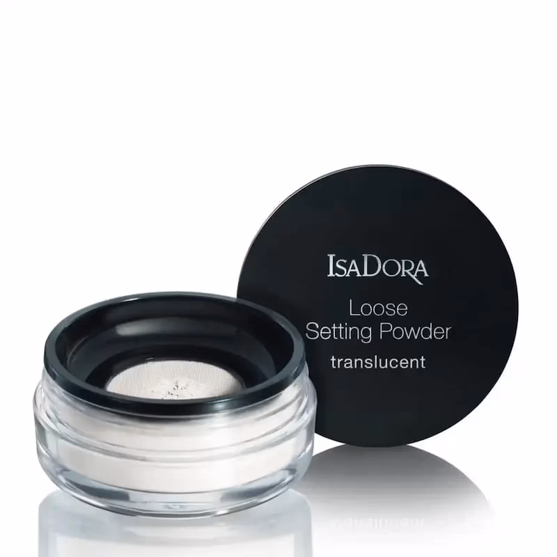پودر فیکساتور آرایش بی‌رنگ ایزادورا مدل لوز ستینگ پودر (Isadora Loose Setting Powder Translucent) – تثبیت‌کننده حرفه‌ای آرایش بدون تغییر رنگ