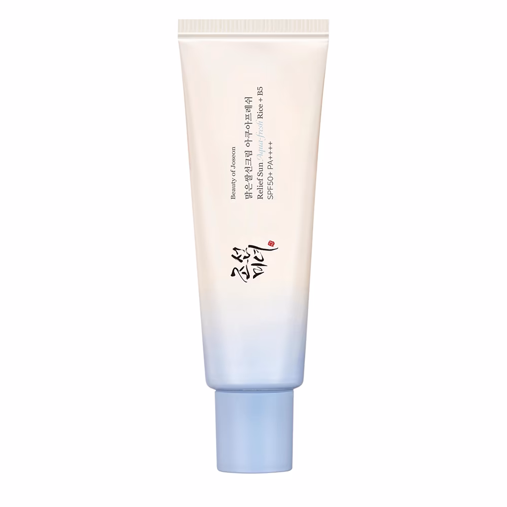 کرم ضدآفتاب برنج و پنتنول بیوتی اف جوسان مدل Aqua-Fresh Relief Sun SPF50+ PA++++