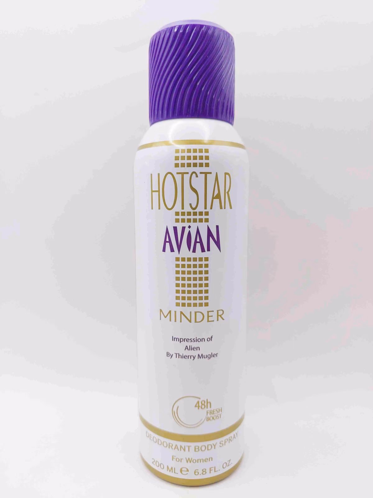 اسپری بدن زنانه Hotstar Avian Minder رایحه عطر Alien برند Thierry Mugler