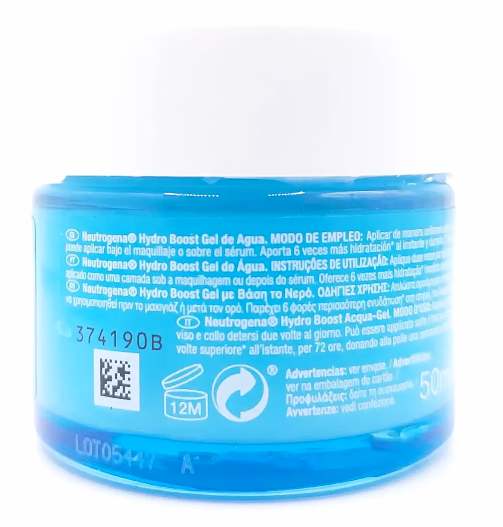 واتر ژل آبرسان صورت نوتروژینا مدل هیدرو بوست( Hydro Boost ) حجم 50 میلی لیتر — تصویر ۴