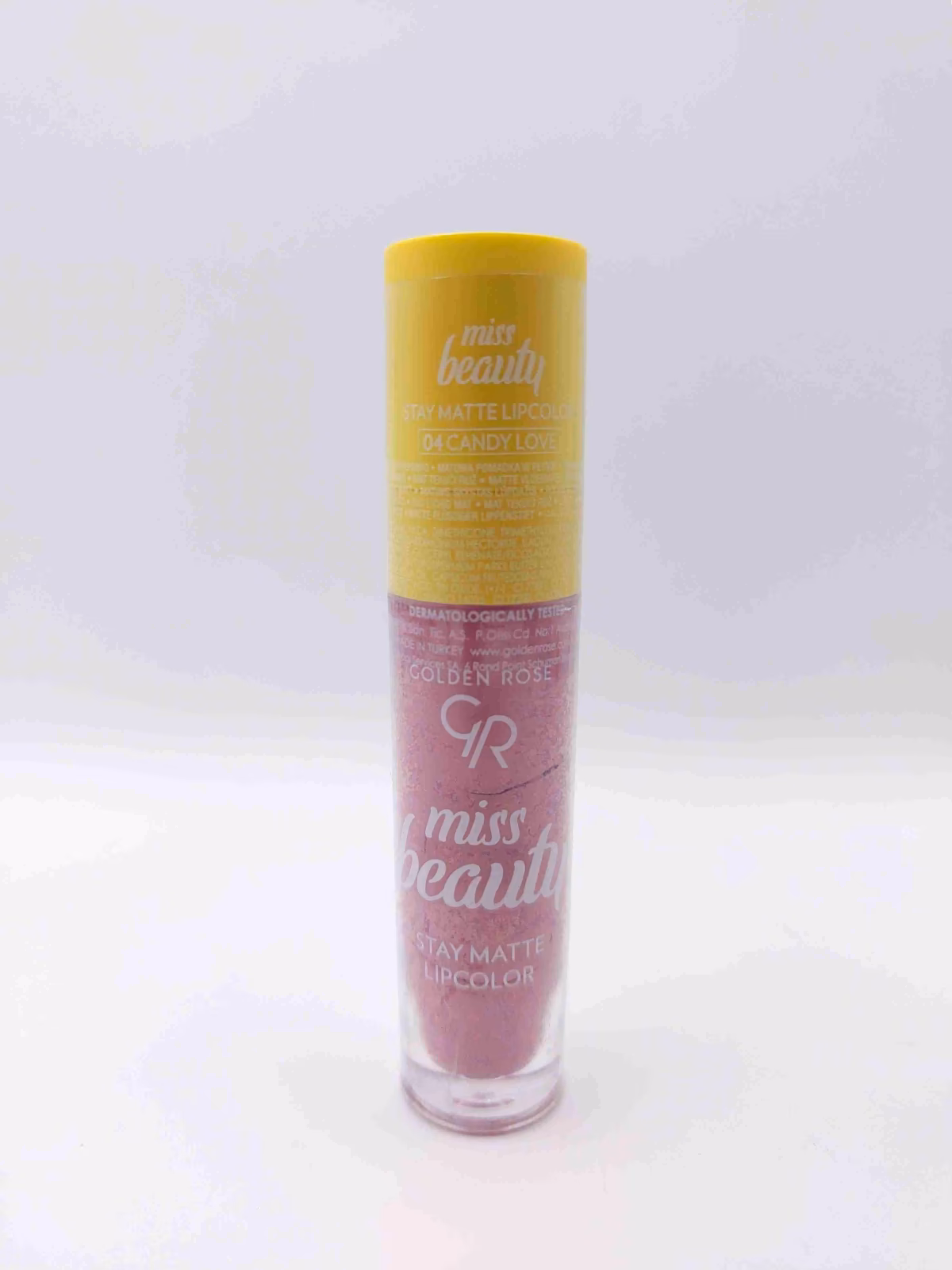 رژ لب مایع مات میس بیوتی گلدن رز GOLDEN ROSE