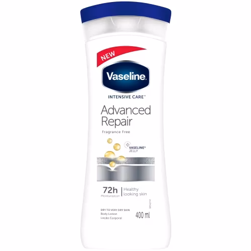 لوسیون بدن ترمیم‌کننده وازلین سفید 400 میل | White Vaseline Repair Body Lotion