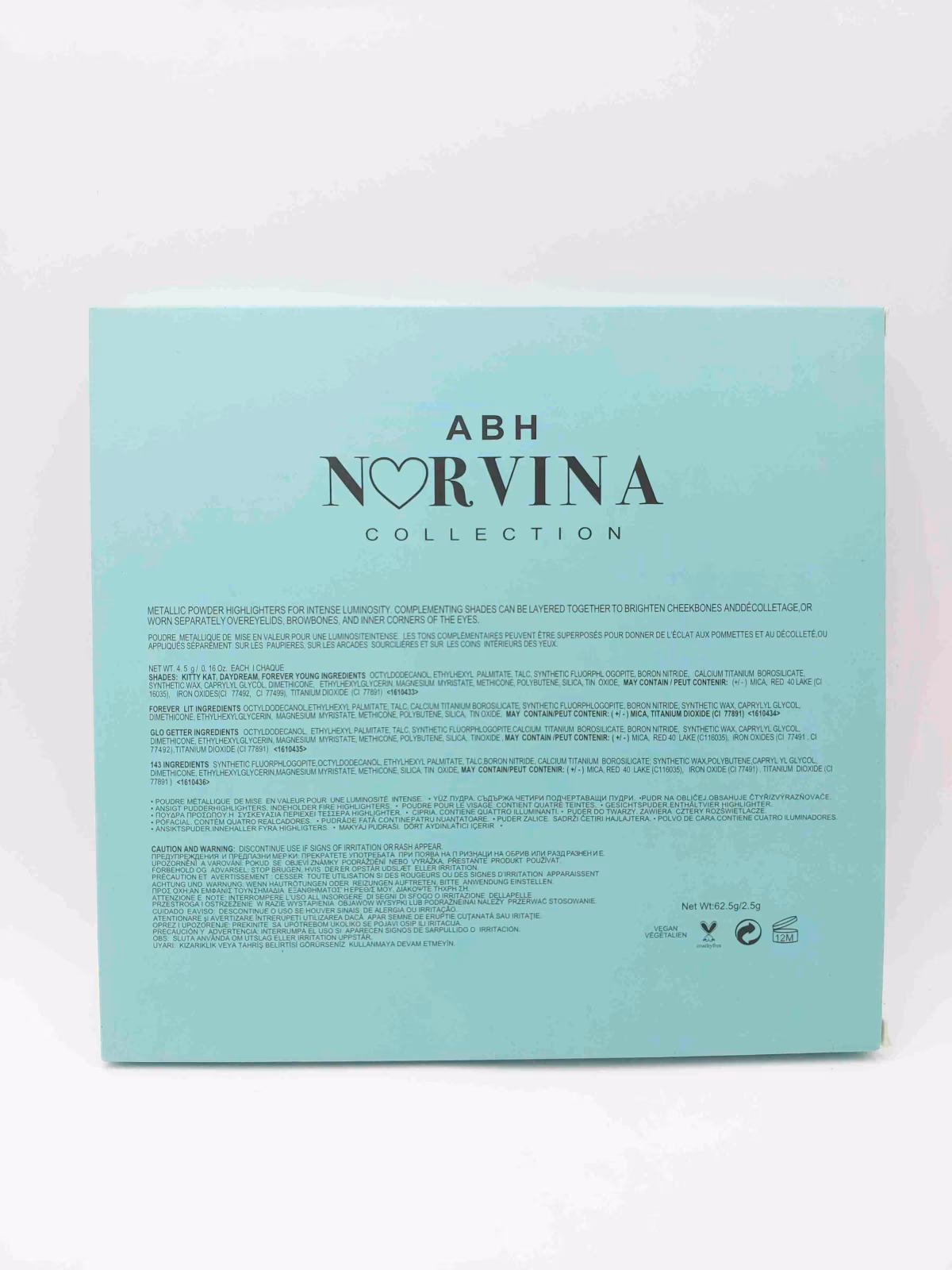 پالت سایه چشم نوروینا (Norvina) برند Anastasia Beverly Hills (ABH) — تصویر ۴