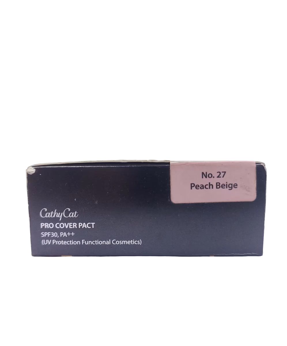 پنکیک فشرده دبل کتی کت 27 "Pro Cover Pact" از برند "Cathy Cat" — تصویر ۲