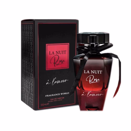 ادو پرفیوم زنانه فراگرنس ورد مدل La Nuit Rose حجم 100 میل