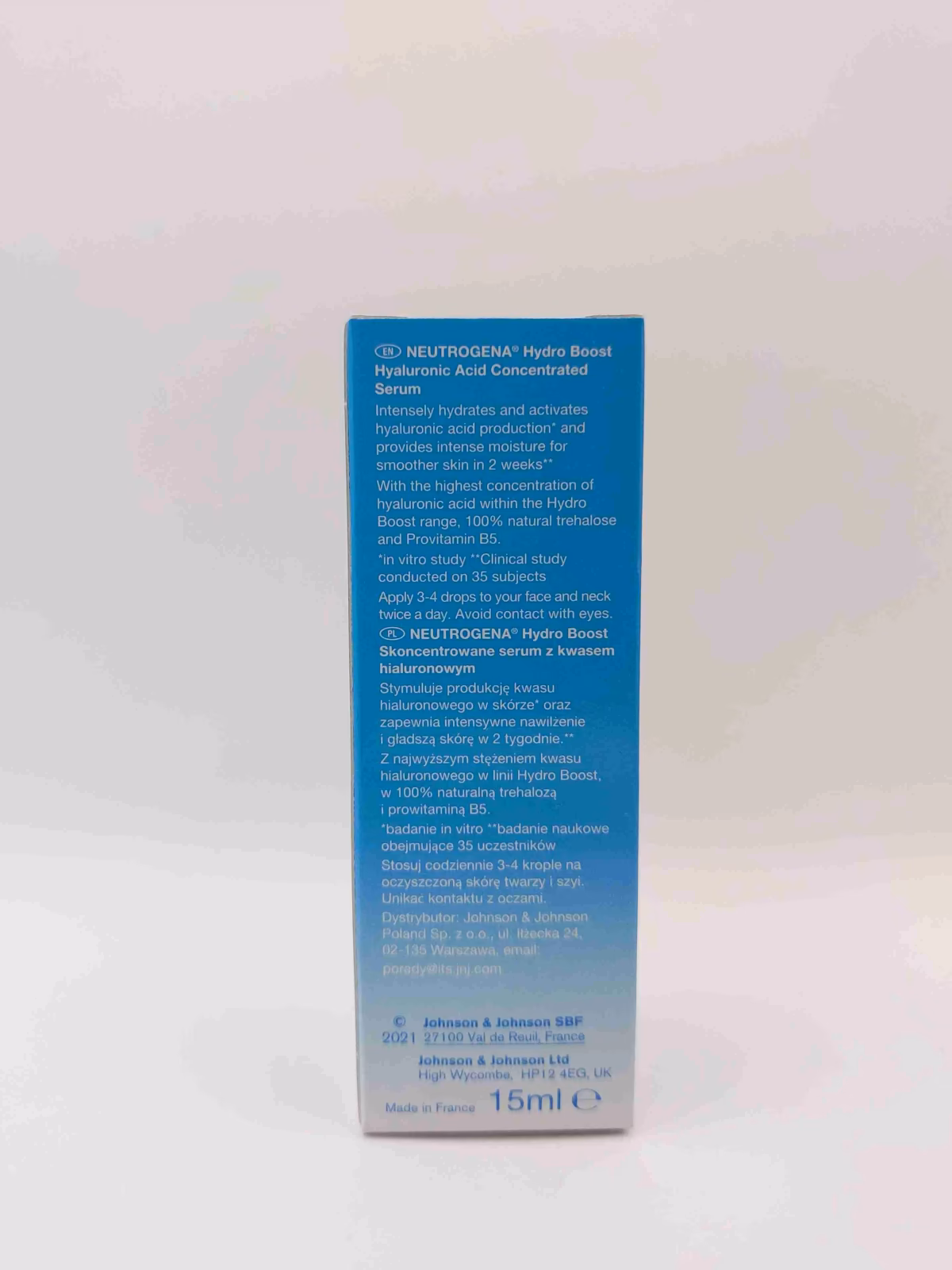سرم هیالورونیک اسید غلیظ هیدروبوست نوترژینا ( Neutrogena ) — تصویر ۳