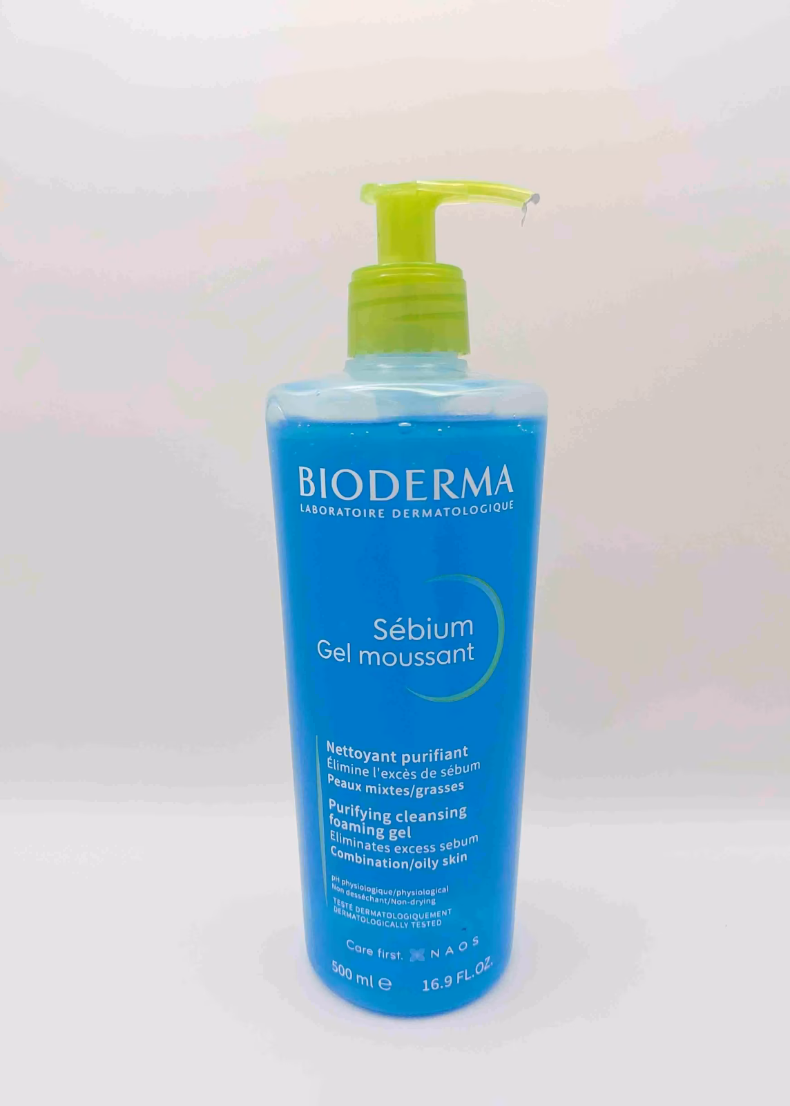 ژل شوینده صورت سبوم بیودرما پوست‌های مختلط تا چرب 500 میل (Bioderma Sebium Foaming Gel)