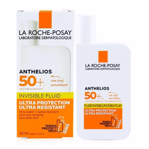ضد آفتاب لاروش پوزای مدل Anthelios مناسب پوست نرمال تا چرب با SPF50 حجم 50 میل