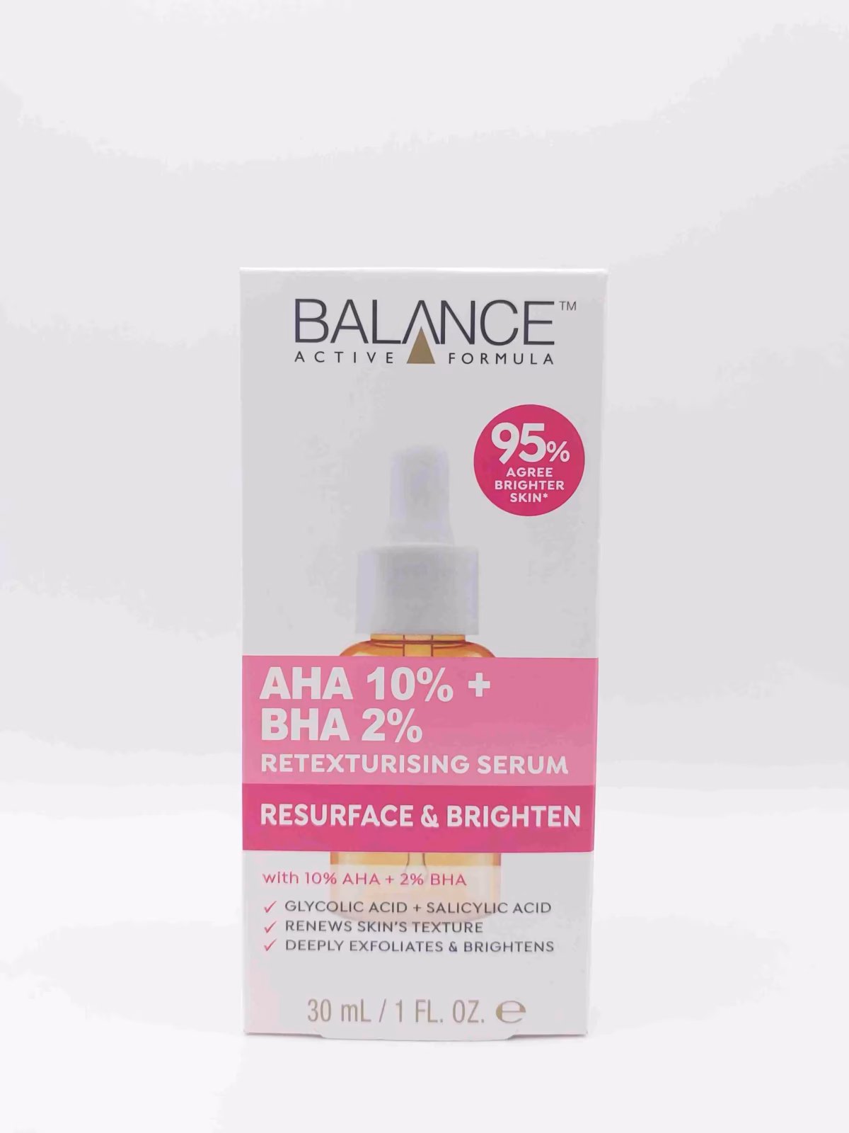 سرم لایه بردار AHA 10% + BHA 2% برند Balance — تصویر ۲
