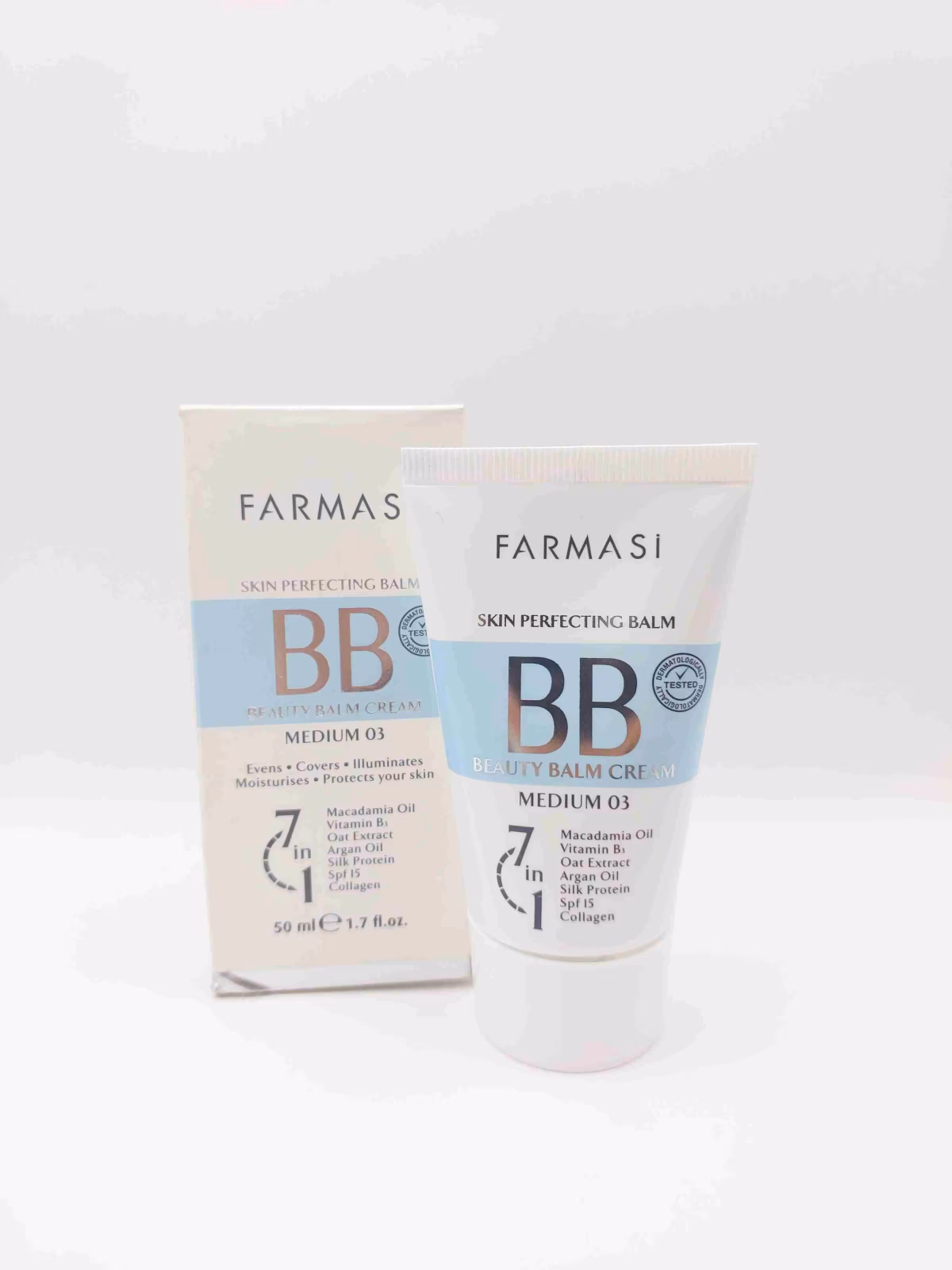 کرم بیبی شماره 03 فارماسی (Farmasi Skin Perfecting Balm BB Cream)