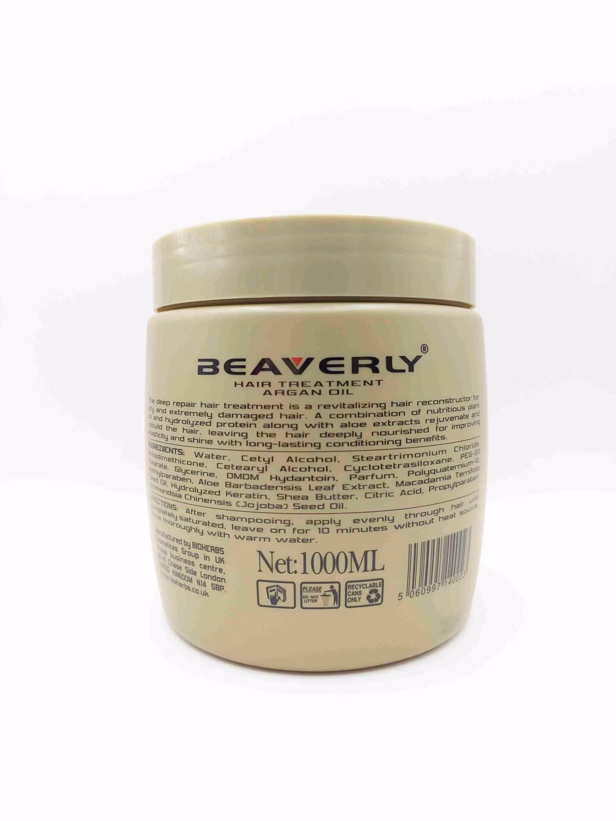 ماسک موی کراتینه بیورلی با روغن آرگان ( BEAVERLY ) — تصویر ۲