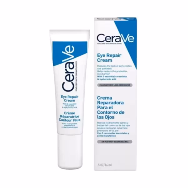 کرم دور چشم سراوی ترمیم‌کننده حاوی سرامید و هیالورونیک اسید | CeraVe Eye Cream Repair