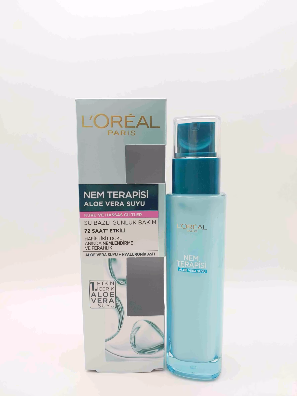 سرم آبرسان آلوئه ورا لورآل پاریس ( L'OREAL ) پوست‌های خشک و حساس
