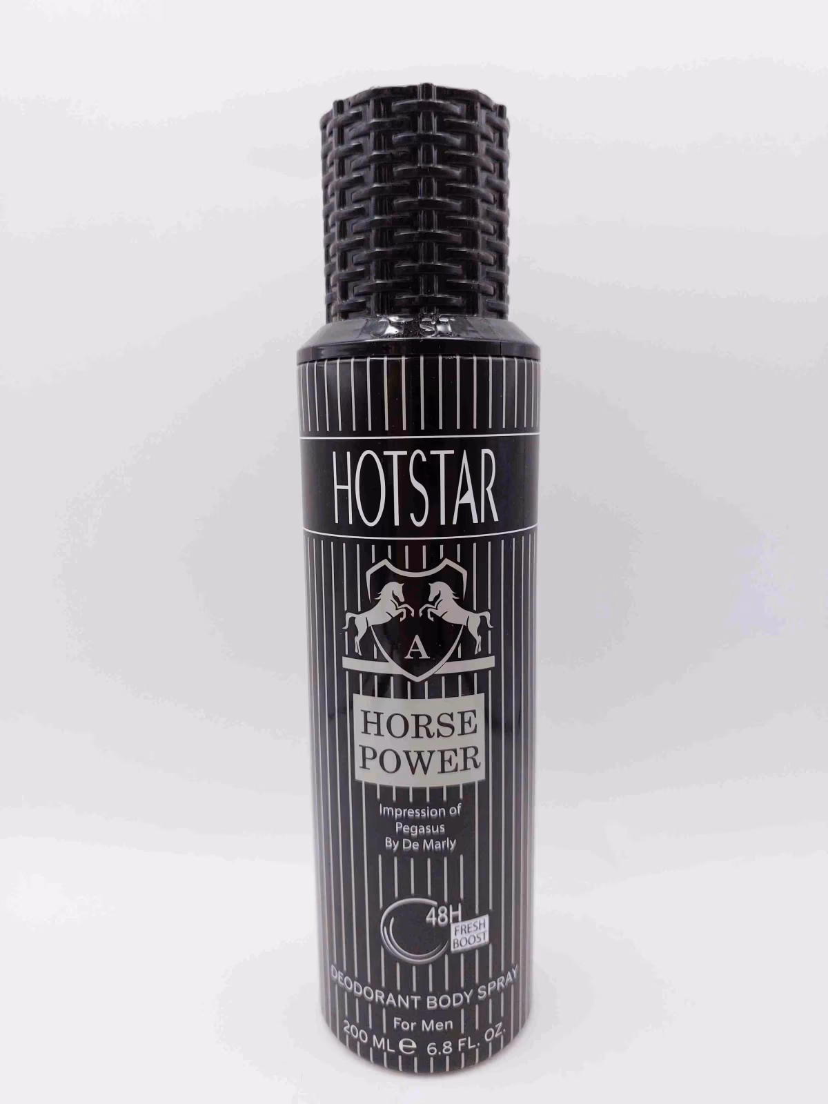 اسپری بدن مردانه Hotstar Horse Power رایحه عطر Pegasus برند De Marly