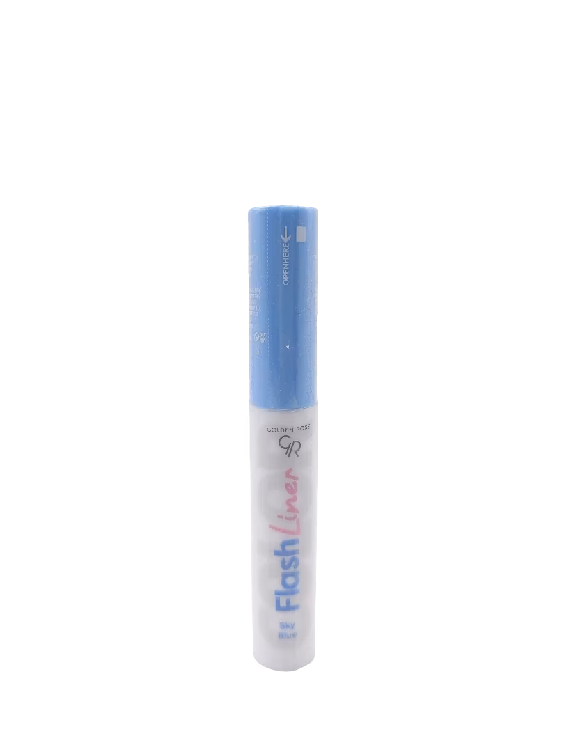 خط چشم آبی روشن گلدن رز FLASH Liner GOLDEN ROSE — تصویر ۲