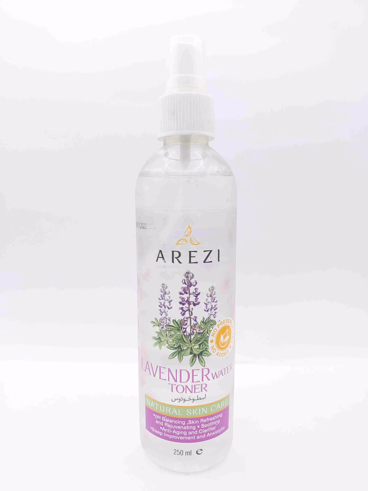 تونر صورت با پایه آب اسطوخودوس (Lavender Water Toner) عارضی (Arezi)