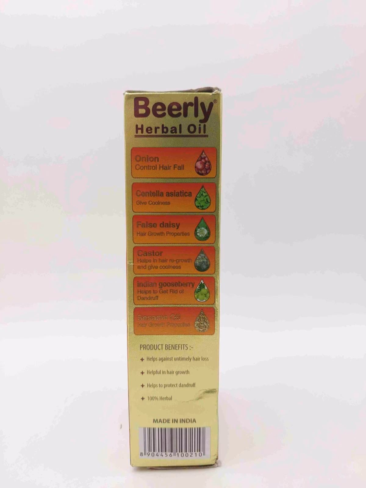 روغن مو گیاهی کاهش ریزش مو و کنترل شوره سر بیورلی Beerly Herbal Oil — تصویر ۴