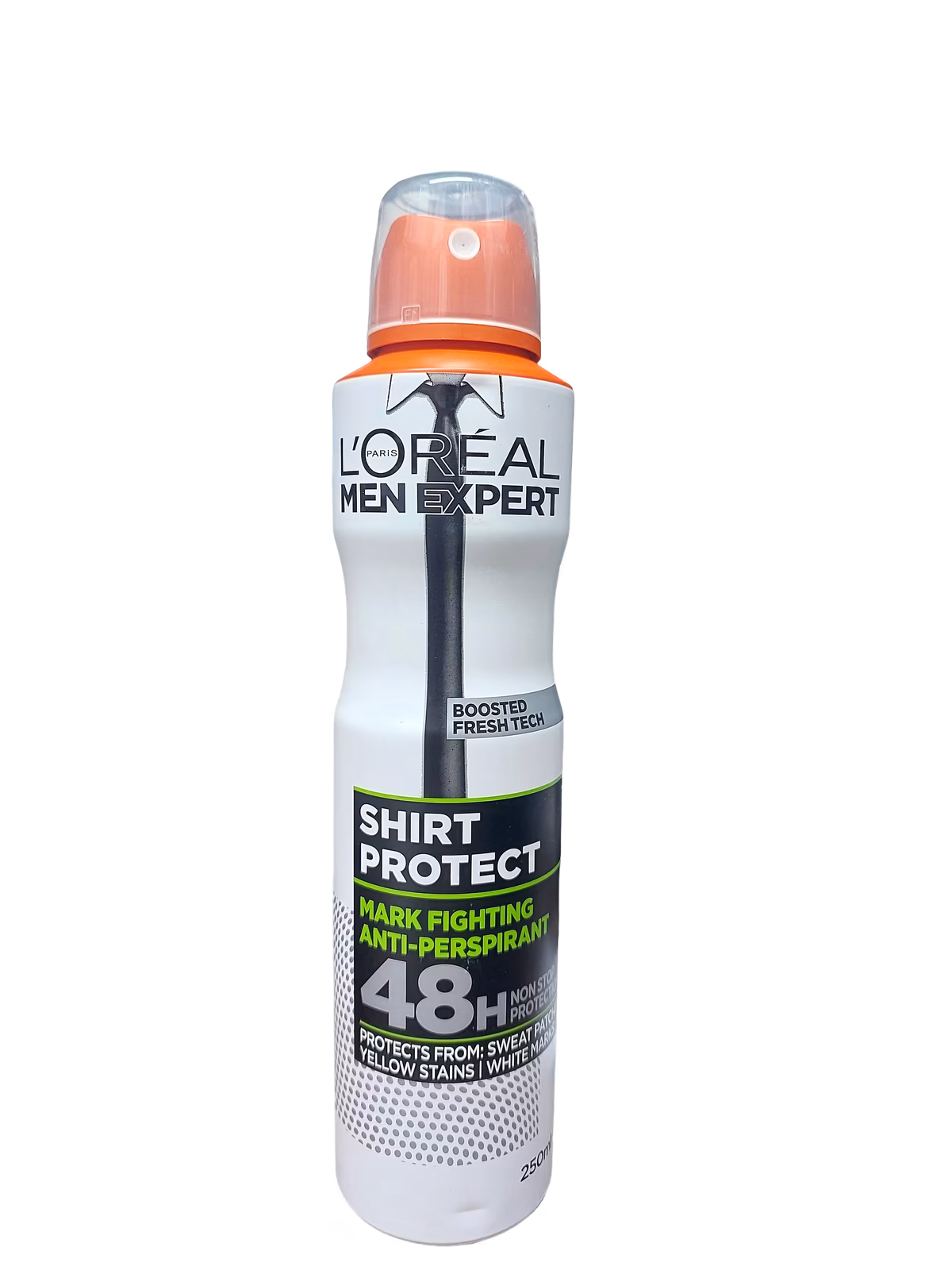 اسپری سفید مردانه 48 ساعته لورال مدل Shirt Protect حجم 250 میل