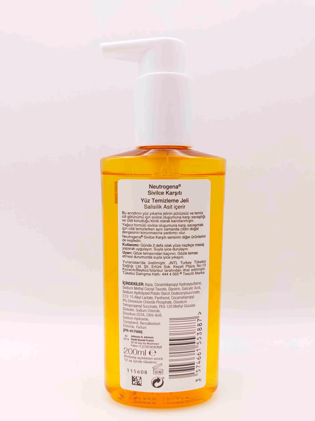 ژل شستشوی ضد جوش صورت حاوی 2% سالیسیلیک اسید نوترژینا ( Neutrogena ) — تصویر ۲