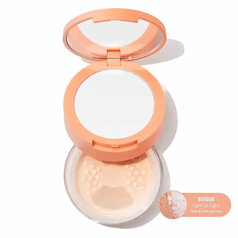 پودر فیکساتور آرایش بی‌رنگ شیگلم Insta-Ready Duo – رنگ Bisque
