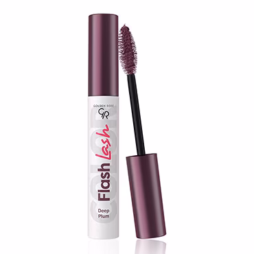 ریمل رنگی گلدن رز مدل فلش لش (Flash Lash) رنگ انابی (Deep Plum) – Golden Rose Flash Lash Colored Mascara Deep Plum