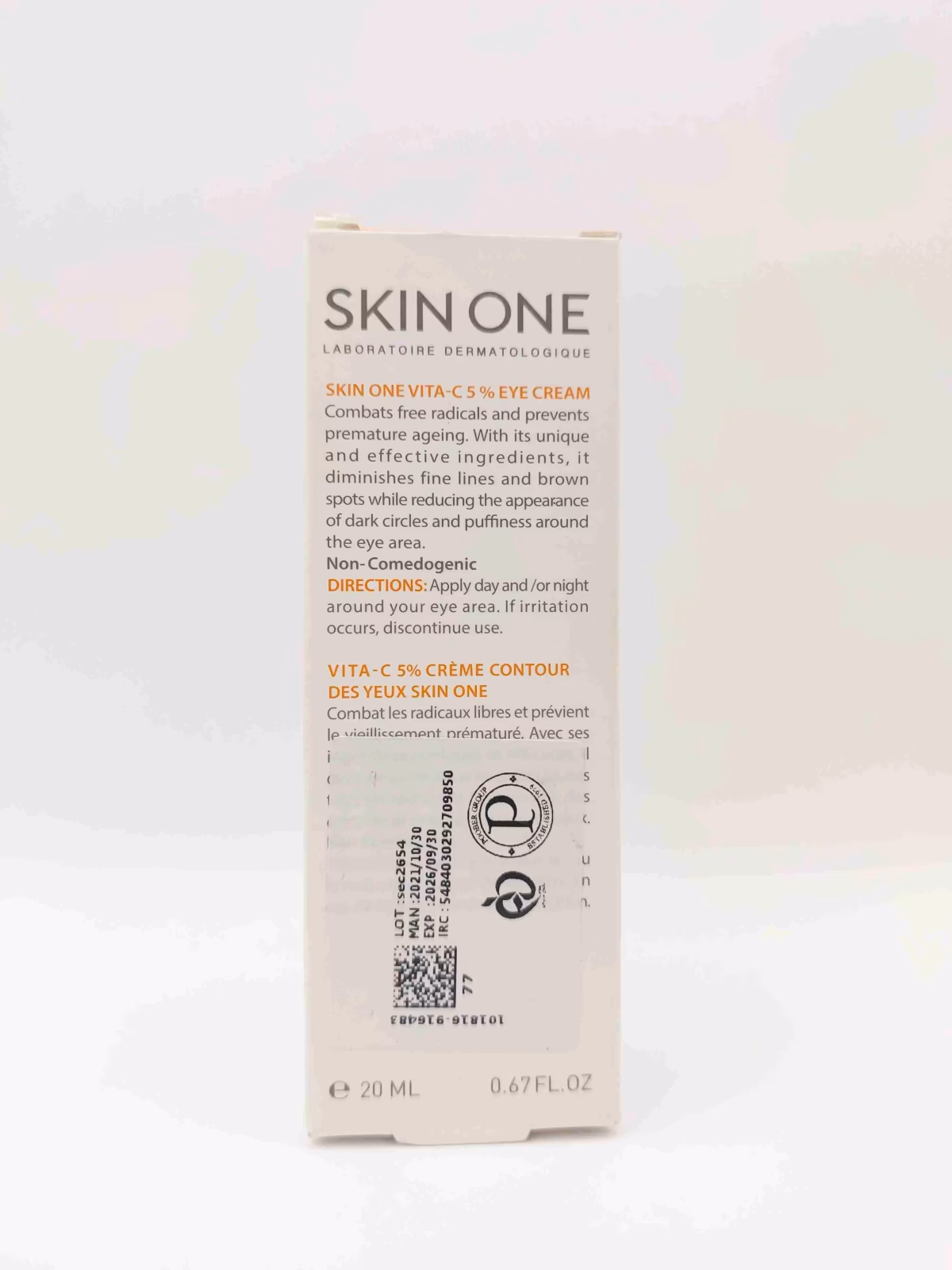 کرم دور چشم ویتامین سی 5 درصد اسکین وان (Skin One Vita-C 5% Eye Cream) — تصویر ۳
