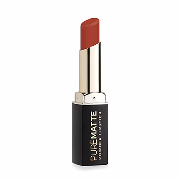 رژلب جامد مخملی گلدن رز مدل Pure Matte شماره 121 - رز قرمز گرم