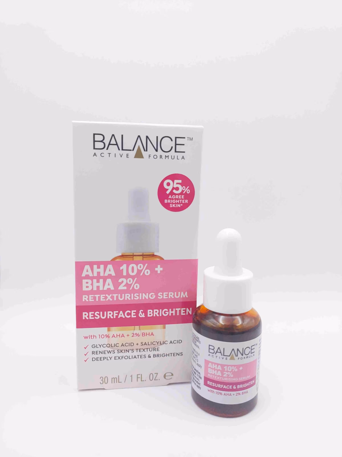 سرم لایه بردار AHA 10% + BHA 2% برند Balance