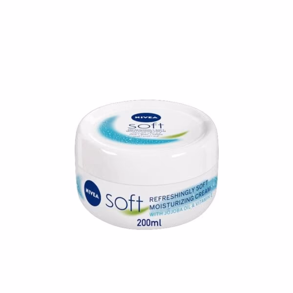 کرم دست نیوا Nivea Soft 200 میلی‌لیتر | مرطوب‌کننده و نرم‌کننده پوست
