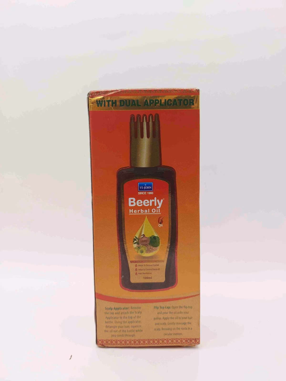 روغن مو گیاهی کاهش ریزش مو و کنترل شوره سر بیورلی Beerly Herbal Oil — تصویر ۳