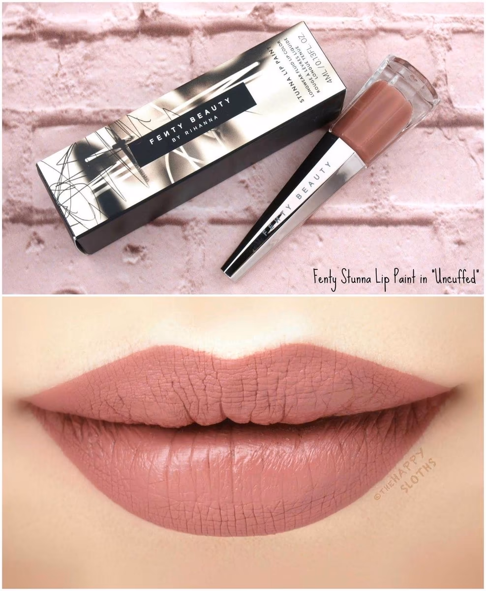 رژلب مایع فنتی بیوتی Stunna Lip Paint – رنگ Uncuffed — تصویر ۵