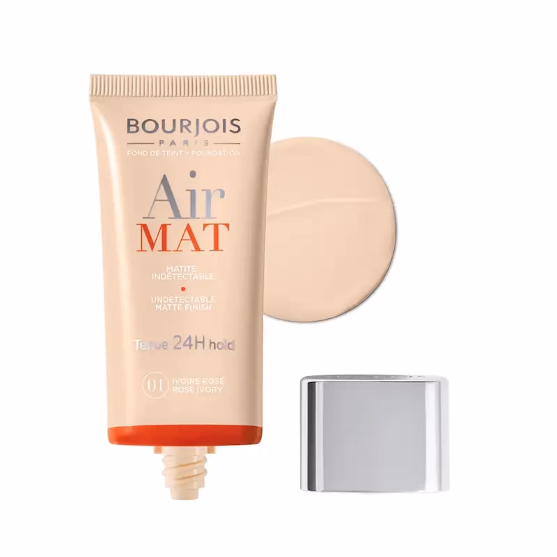 کرم پودر صورت بورژوآ (Bourjois) مدل Air Mat رنگ Ivoire Rose 01 حجم ۳۰ میلی‌لیتر