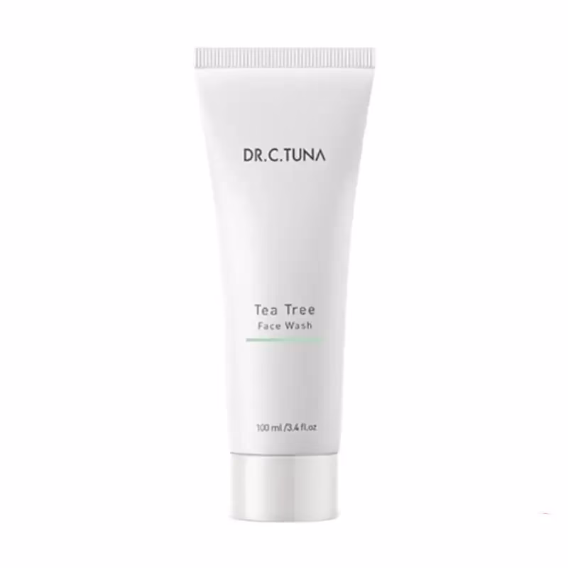 ژل شستشوی صورت دکتر جی تونا Dr. C. Tuna Tea Tree حجم 100 میلی‌لیتر – مناسب پوست چرب و مستعد آکنه